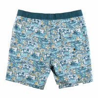 BING OUTRIGGER SHORT - AQUA